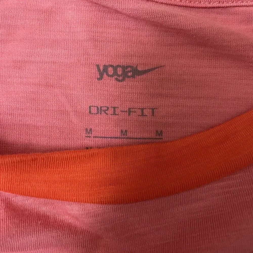 Nike Yoga Girls YMD Orange/Pink Tank Top